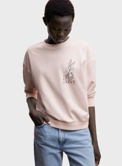 Buy Crew Neck Graphic Sweatshirt in Saudi Arabia