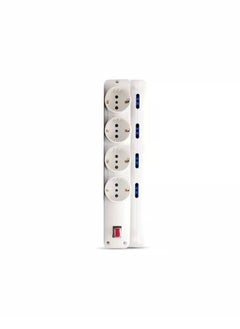 Buy Electric Power Outlets Sockets power strip with 12 outlets - White in Egypt