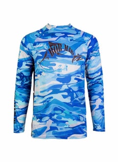 اشتري Bob Marlin Performance Shirt Blue Storm-Medium في الامارات