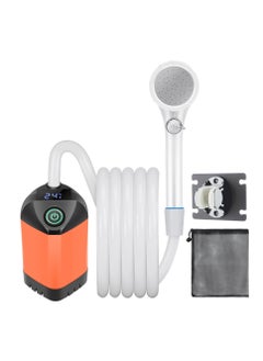 Buy Portable Camping Showe Outdoor Camp Shower Pump Portable Shower for Camping Thickened 2 Meter-Long PVC Water Pipe for Camping Hiking Traveling (Orange) in UAE