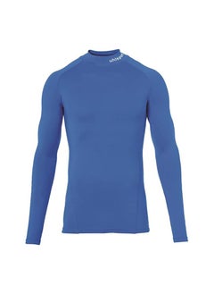 Buy uhlsport Men's Tight T-Shirt, Dry Tech Base For All Kind of Sports Training Round And Standing Collar Very Light Elastic Fabric Slim Fit Long Sleeves in UAE