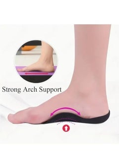 اشتري Plantar Fasciitis Insoles Arch Support Inserts Orthotics Shoe Inserts for Men Women,Rapidly Relief Plantar Fasciitis Foot Pain, Flat Feet, High Arch,Over Pronation,X/O Legs Correction في مصر