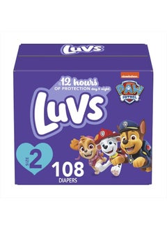 اشتري Diapers - Size 2, 108 Count, Paw Patrol Disposable Baby Diapers في الامارات