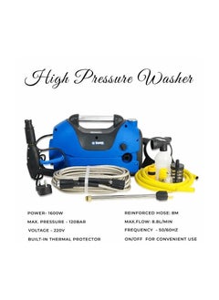 Buy High Quality Pressure Washer 1600W 120Bar Max:8.8L Min 220V  Car Washer High Pressure For Cleaning, With Thermal Protector WINNER PWM1600 in Saudi Arabia