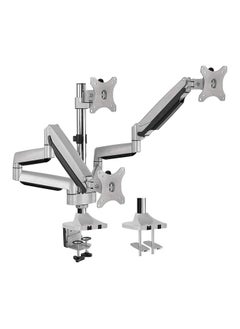 اشتري Triple Monitor Mount Stand - Three Height Adjustable Arms for 3 Computer Screen في الامارات