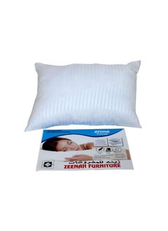 Buy Microfiber 700Gm Filled White Pillow 50X75 Cm in UAE