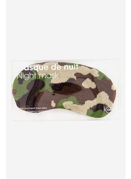 اشتري Women 1 Piece Camouflage Eye Mask, Brown Combo في السعودية