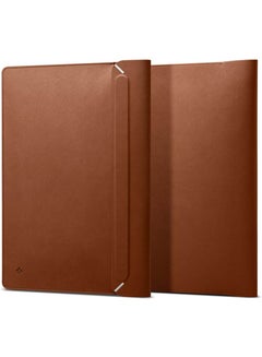 اشتري Laptop Sleeve Valentinus 15 15.6 16 inch, for MacBook Pro, Built in Magnetic Flap, Leather Laptop Case Cover, Laptop Pouch Bag - Classic Brown في الامارات