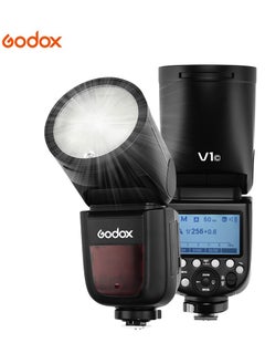 Buy Godox V1C Professional Camera Flash Speedlite Speedlight Round Head Wireless 2.4G Replacement for Canon EOS Series 1500D 3000D 5D Mark lll 5D Mark ll for Wedding Portrait Studio Photography in Saudi Arabia