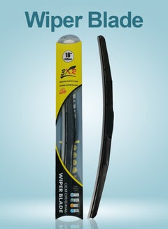 Buy High Quality 18" 450mm Universal Car  Wiper Blade All Season Universal Car Wiper Blade 1 Pcs -3XR in Saudi Arabia