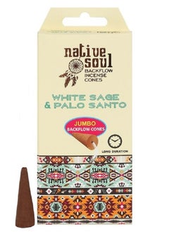 Buy White Sage and Palo Santo Backflow Incense Cones in UAE