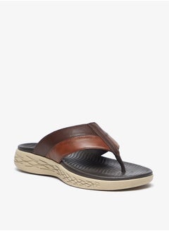 Buy Men Colourblock Slip-On Thong Sandals in UAE