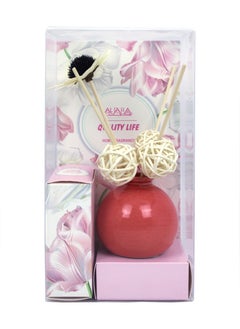 Buy Diffuser Perfume With Rose Sticks Red in Saudi Arabia