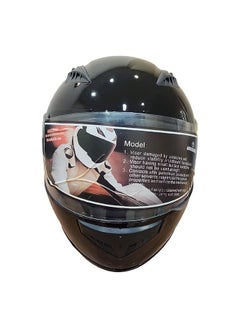 Buy 202 Hawa motorcycle helmet, lined from the inside with a safety belt and a removable transparent cover to protect against sun and dust from Caper Trade in Egypt