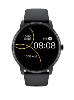 اشتري Smart Watch For Men Women, Bluetooth Fitness Tracker With Blood Pressure Heart Rate Sleep Monitor Full Touch Screen Activity Tracker IP68 Waterproof For iOS Android, Black في الامارات