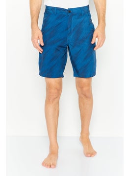 اشتري Men Allover Print Board Shorts, Blue Combo في الامارات