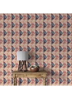 Buy Geometric Chaks Seamless Pattern Fabric Wallpaper Covers An Area ​​Up To 4.2Mx3M With Adhesive And Smoothing Tool in Egypt