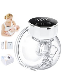 Buy Wearable Breast Pump, Hands Free Breast Pump, Electric Breast Pump, Portable Breast Pump with 3 Modes & 9 Levels, LCD Display, Wireless Breast Pump with Massage Mode in Saudi Arabia