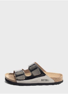 Buy Tracy Double Strap Flat Sandals in Saudi Arabia