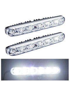 اشتري WINCA ROYAL Car Universal Fit 6 LED عالية الطاقة LED أضواء النهار الجري DRL عدة شديدة السطوع بقعة الضباب مصباح زينون الأبيض اكسسوارات السيارات سيليكون حلقة مقاومة للماء في الامارات