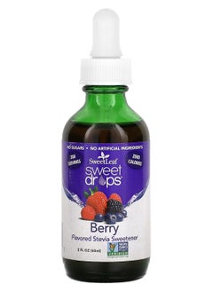 Buy Wisdom Natural, SweetLeaf, Sweet Drops, Berry, 2 fl oz (60 ml) in UAE