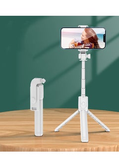 اشتري S03 Bluetooth 4.0 Mini Selfie Stick for SmartPhones Camera White في الامارات