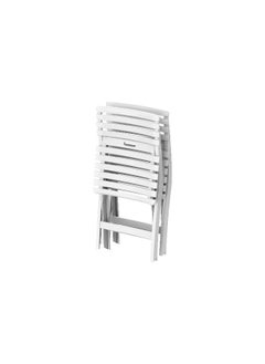 Buy Set of 2 Folding Camping Chair  White in UAE