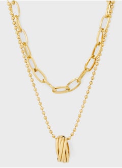 Buy Layered Pendant Necklace in UAE