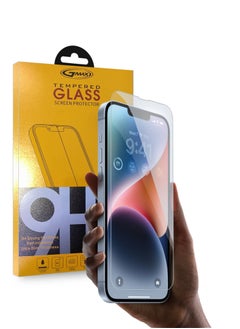 Buy 9H Ultra HD Curved Edges Case Friendly Full Glue Tempered Glass Screen Protector For Apple Iphone 13 Pro Clear in Saudi Arabia