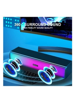 Buy Speaker Multimedia i-630 computer USB Plug RGB Colorful Light in Egypt