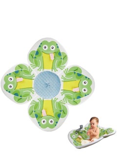 Buy Baby Bath Mat, Petal Shape Foldable Bath Mat, Quick Dry Non-slip Safe Bath Mat, Suitable for Baby Bath Seat Support (Baby Bath Flower Frog) in Saudi Arabia