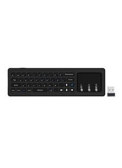 اشتري Wireless Keyboard Remote Control With Touchpad For Smart Tv Black في الامارات