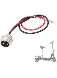 Buy Scooter Charging Connector, 6pcs 23cm 3 Pin 2 Wire Charging Port Connector Electric Scooter Charging Port for Plug Socket Battery Charger in UAE