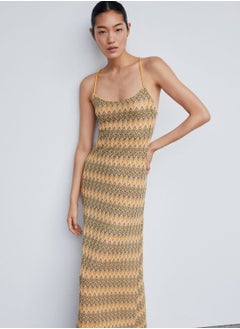 Buy Strappy Printed Dress in UAE