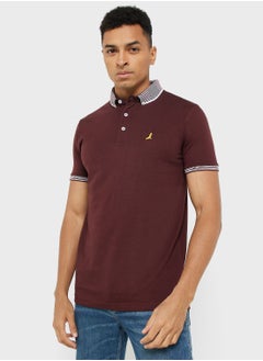 Buy Brave Soul Jersey Polo With Split Hem Side in Saudi Arabia