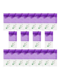 اشتري 20pcs Empty Organza Gauze Lavender Cotton Sachet Bags for Gifts, Jewelry, and Watches - Perfect for Festivals and Special Occasions. في الامارات