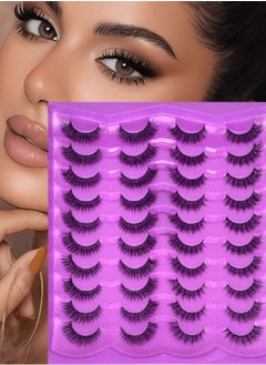 Buy MagiFly 20 Pairs Assorted Thick Curly Fluffy Eyelashes in Egypt