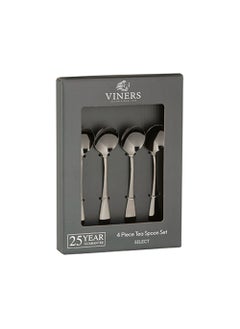 اشتري Viners Grey 4 Pieces Tea Spoon Set Giftbox في الامارات