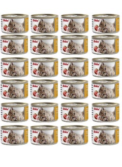 اشتري Tuna With Chicken Can Cat Wet Food 24X80g في الامارات