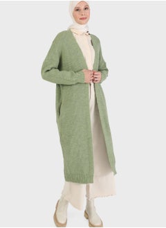 Buy Pocket Detail Longline Cardigan in UAE