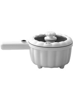 Buy Mini Electric Stove Electric Hot Pot Nonstick Two Gears Fire Easy To Clean Plastic Ceramic For Office White in Saudi Arabia