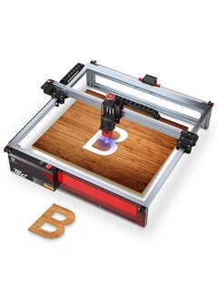 اشتري TS2 Laser Engraver 10W Laser Cutter Auto Focus Engraving Cutting Machine 450x450mm Engraving Area with Air Assit System Flame Detection Horizontal Gyroscope APP Connect في الامارات