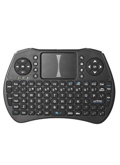 اشتري Wireless Keyboard Remote Control With Touchpad For Smart Tv Black في الامارات