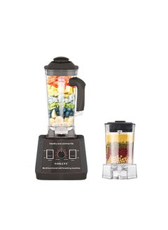 Buy 2-IN-1 Blender for Juicer Ice Crusher Electric Grinder 5000W 2.5L Glass Jar SK-666 Black in Saudi Arabia