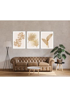 Buy Canvas Wall Art, Abstract Framed Portrait of Golden foliage in Egypt