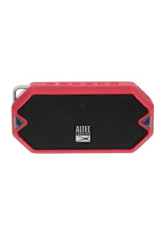 Buy Altec Lansing HydraMini Wireless Bluetooth Speaker, IP67 Waterproof USB C Rechargeable Battery with 6 Hours Playtime, Compact, Shockproof, Snowproof, Everything Proof, Red in UAE