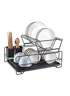 Buy Dish Rack Dish Drying Stand Dish Drainer Plate Rack Dish rake Kitchen Organizer Dish Drying Rack Countertop Large Antibacterial Kitchen Utensils Dish racks Dish Stand in UAE