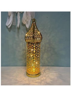 اشتري Ramadan Hollowed-out Led Lantern Iron Home Bedroom Living Room Decorative Lights في السعودية