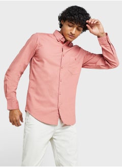 Buy Pure Cotton Casual Single Pocket Shirt in UAE