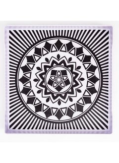 Buy Bright Designs Melamine Matt Square Tray  1 Pieces
  (L 38cm W 38cm)black & white in Egypt